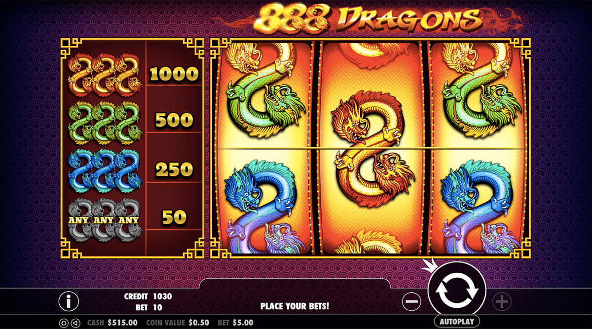 888 Dragons สล็อตออนไลน์